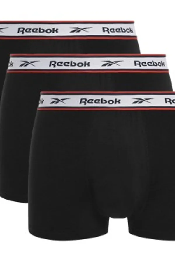 Reebok Kalsonger 3P Barlow Sports Trunk Svart bomull Small Herr