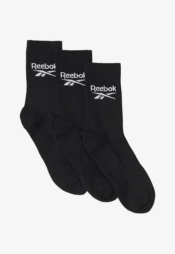 Reebok Performance - Strumpor Sock Crew With Half 3-pack - Svart