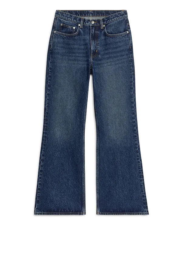 REED Relaxed Flared Jeans - Blue