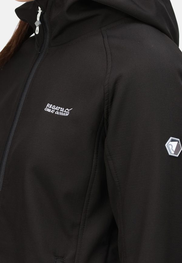 Regatta Womens/ladies Ared Iii Soft Shell Jacket, Funktionsjackor i storlek UK 12 och färg Svart