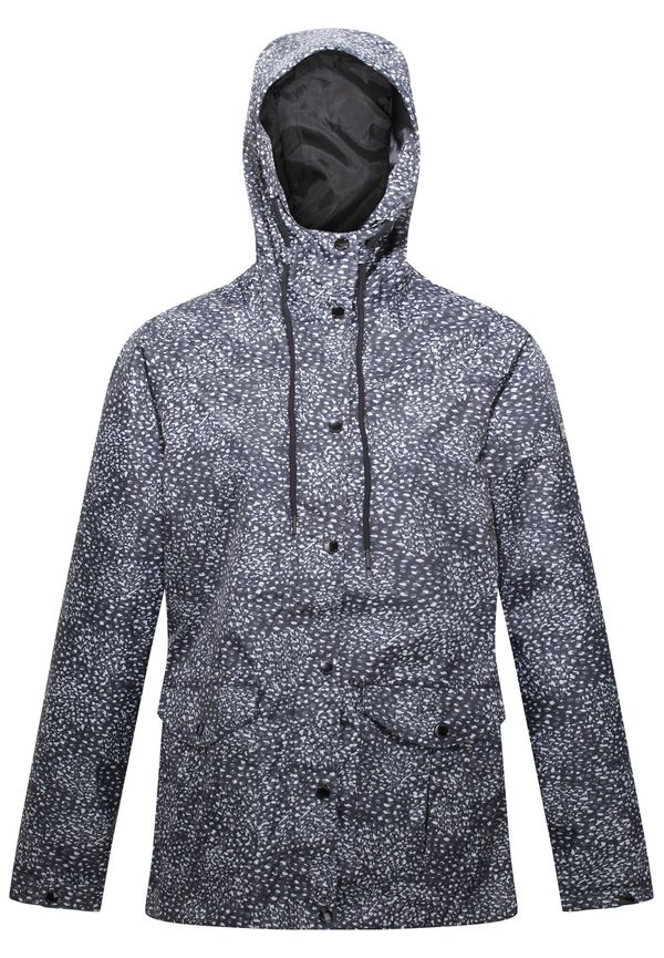 Regatta Womens/ladies Bayarma Abstract Lightweight Waterproof Jacket, Funktionsjackor i storlek UK 8 och färg Svart