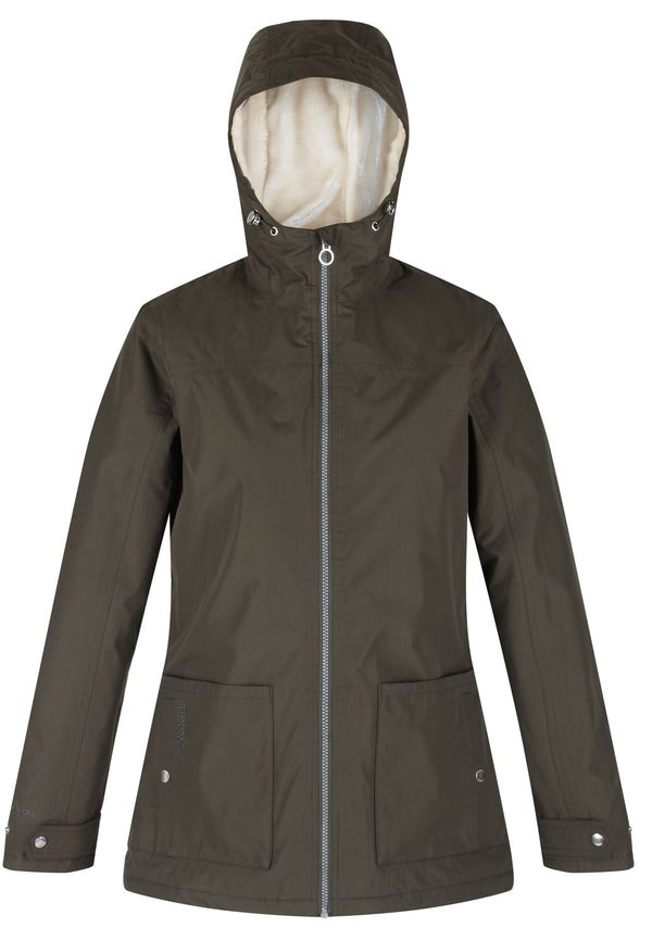 Regatta Womens/ladies Bergonia Ii Hooded Waterproof Jacket, Funktionsjackor i storlek 50 och färg Khaki