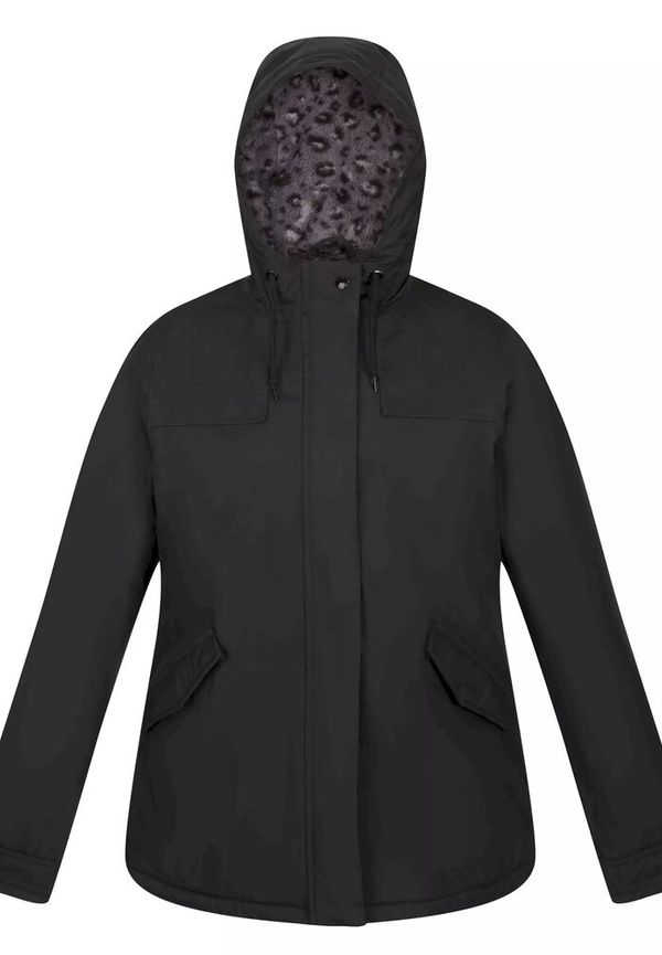 Regatta Womens/ladies Bria Faux Fur Lined Waterproof Jacket, Funktionsjackor i storlek UK 14 och färg Svart
