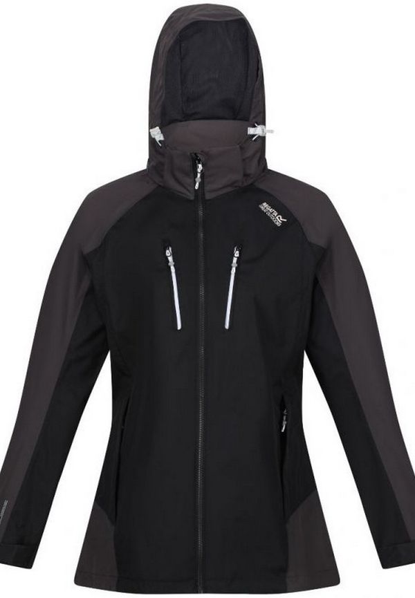 Regatta Womens/ladies Calderdale Iv Waterproof Jacket, Funktionsjackor i storlek UK 14 och färg Svart