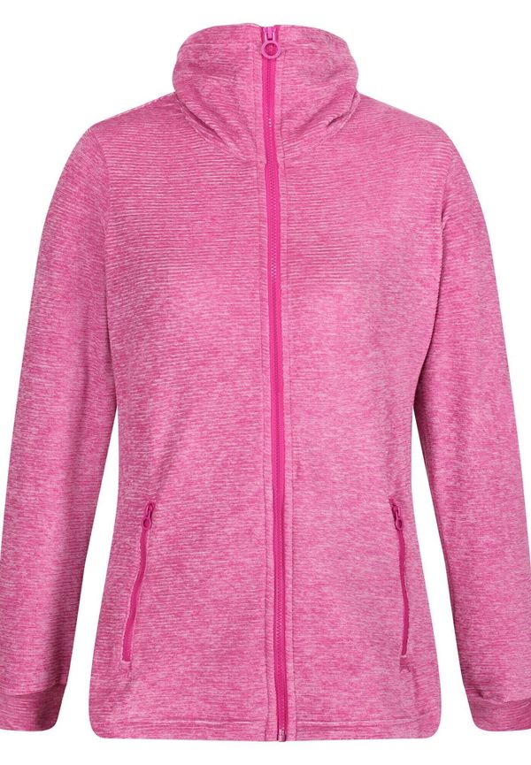 Regatta Womens/ladies Everleigh Textured Full Zip Fleece Jacket, Träningsjackor i storlek UK 20 och färg Rosa
