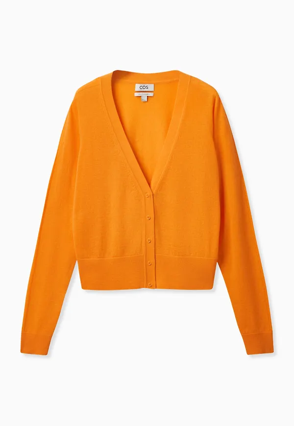 REGULAR-FIT CASHMERE CARDIGAN