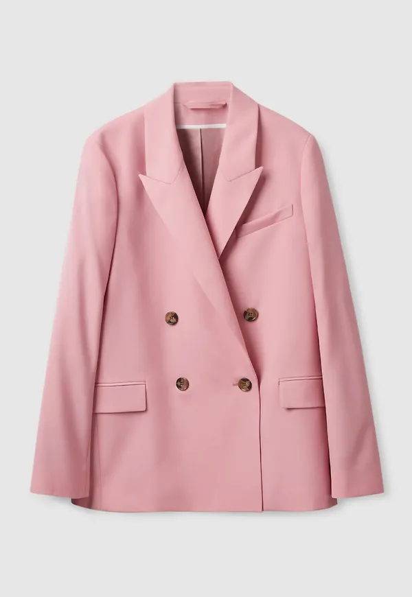 REGULAR-FIT DOUBLE-BREASTED BLAZER