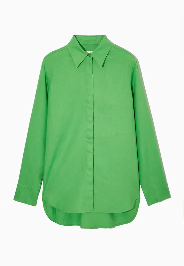 REGULAR-FIT LINEN SHIRT