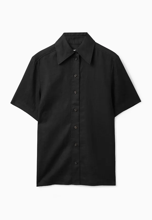 REGULAR-FIT LINEN SHIRT