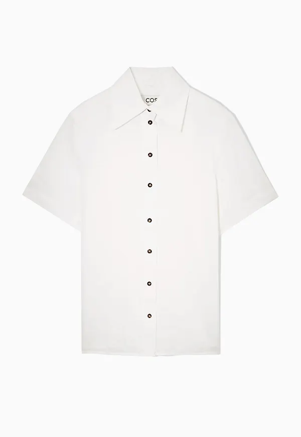 REGULAR-FIT LINEN SHIRT
