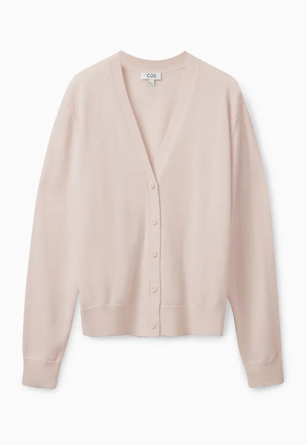 REGULAR-FIT MERINO WOOL CARDIGAN
