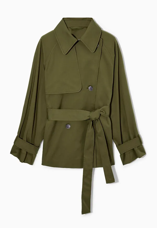 OVERSIZED SHORT TRENCH COAT