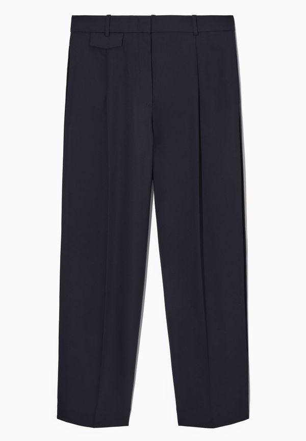 REGULAR-FIT TAILORED WOOL TROUSERS