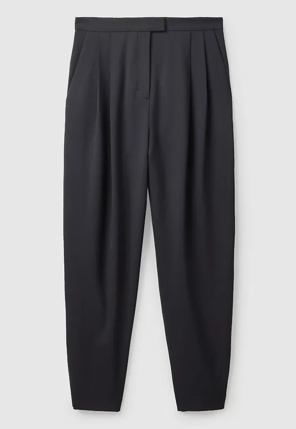 REGULAR-FIT TAPERED TROUSERS