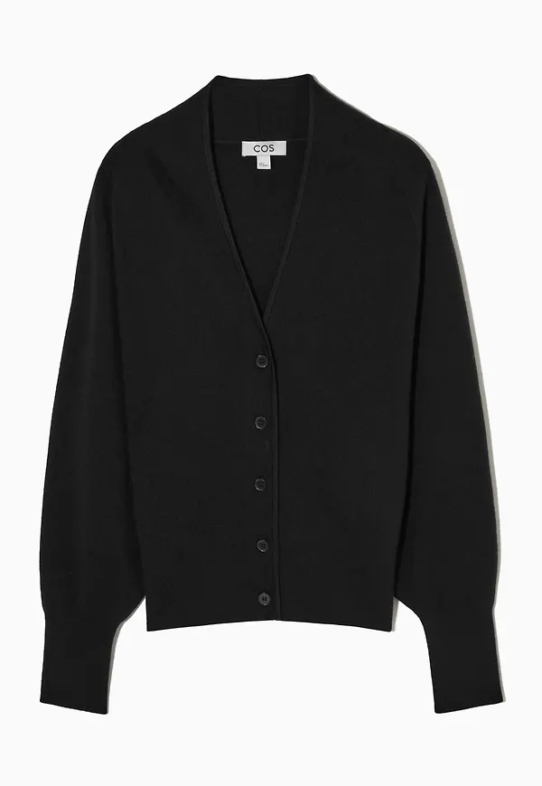 WAISTED V-NECK CARDIGAN