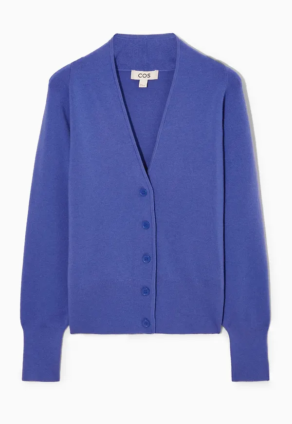 REGULAR-FIT V-NECK CARDIGAN