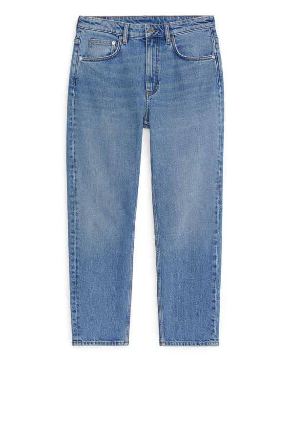 REGULAR CROPPED STRETCH Jeans - Blue