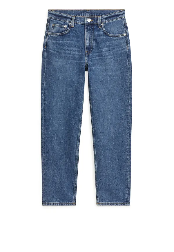 REGULAR CROPPED STRETCH Jeans - Blue