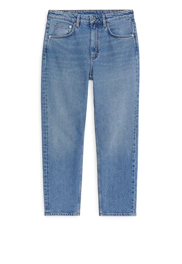 REGULAR CROPPED STRETCH Jeans - Blue