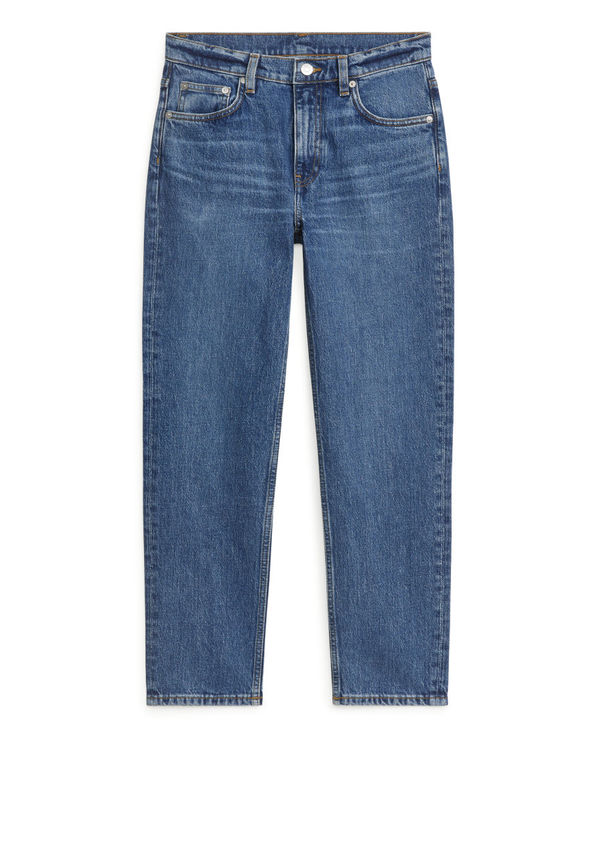 REGULAR CROPPED STRETCH Jeans - Blue