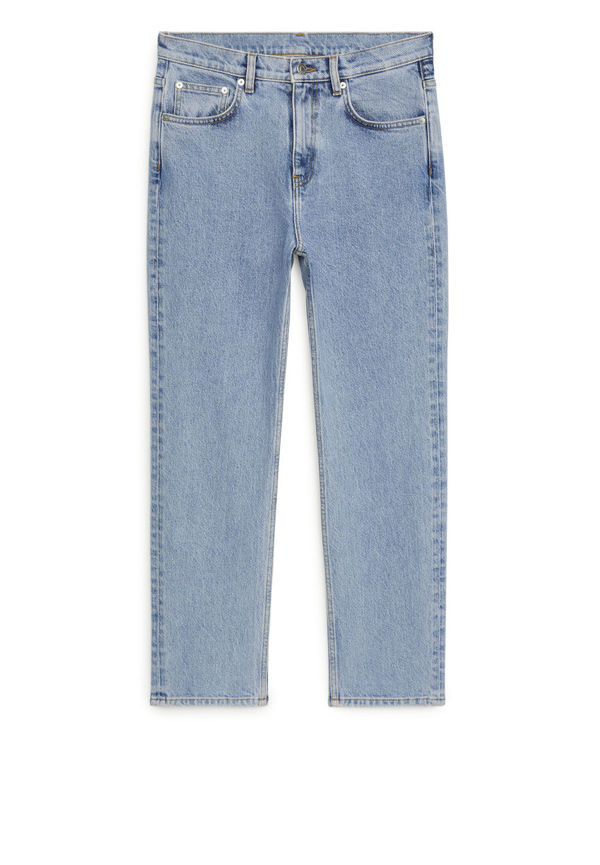 REGULAR CROPPED STRETCH Jeans - Blue