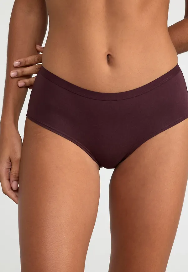 Regular waist trosa i bomull