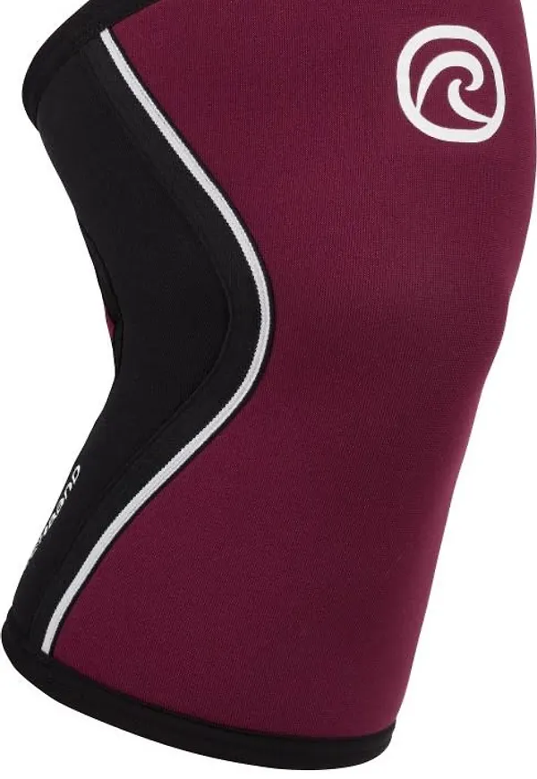 Rehband Rx Knee-Sleeve 5mm Black/Burgundy
