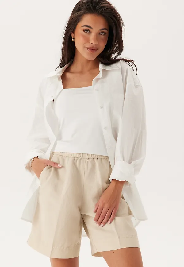 Rel Linen Blend Pull On Shorts