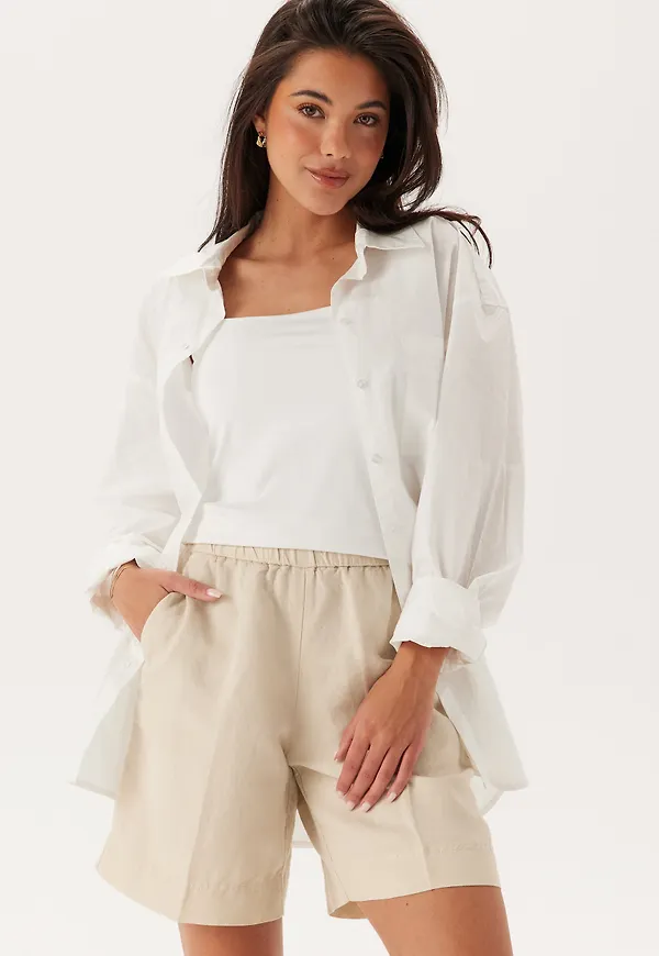 Rel Linen Blend Pull On Shorts