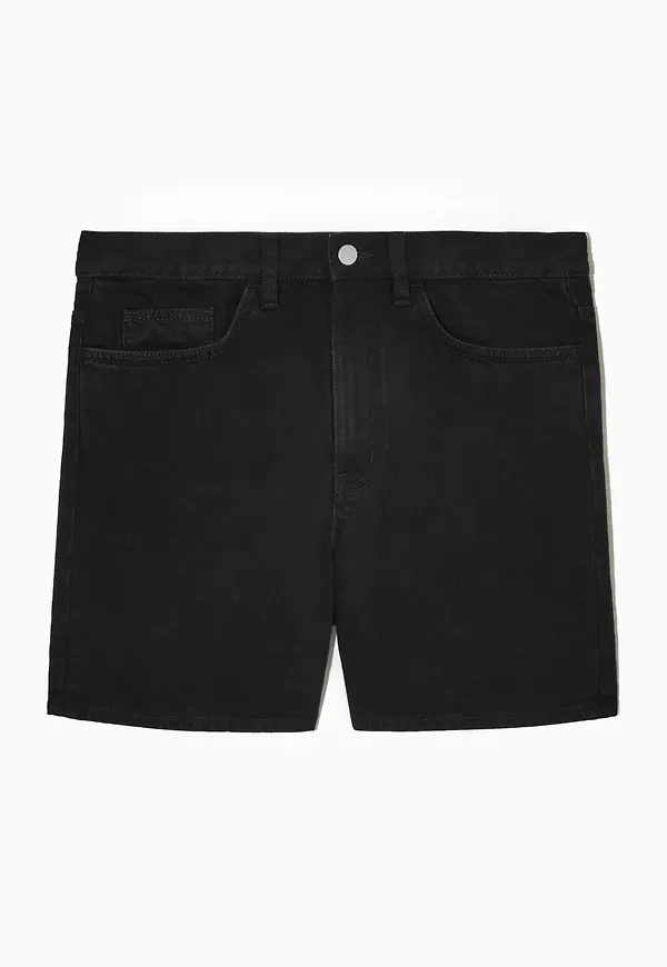 RELAXED-FIT DENIM SHORTS
