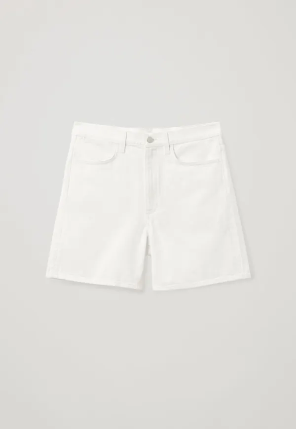 RELAXED-FIT DENIM SHORTS