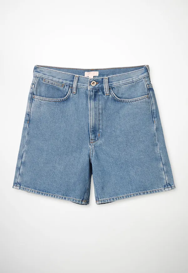 RELAXED-FIT DENIM SHORTS