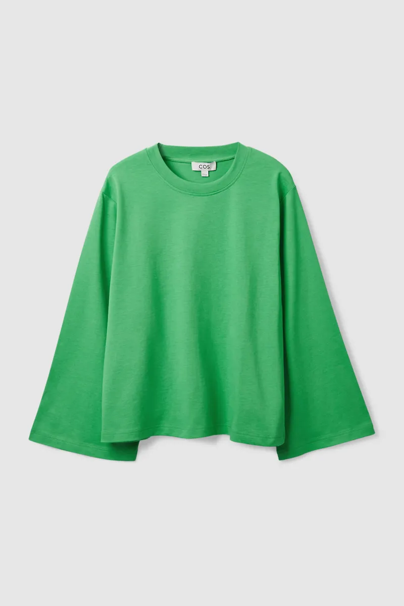 RELAXED-FIT FLARED SLEEVE T-SHIRT