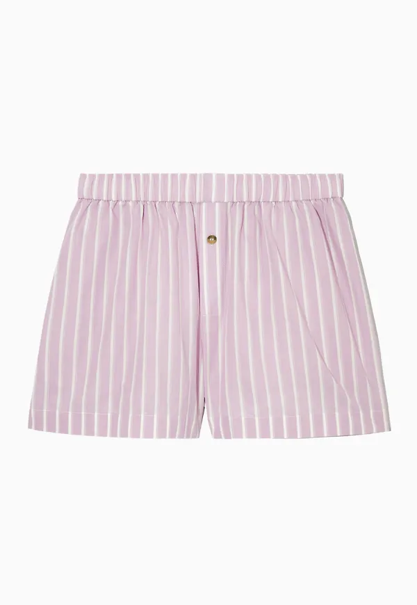 RELAXED-FIT POPLIN SHORTS