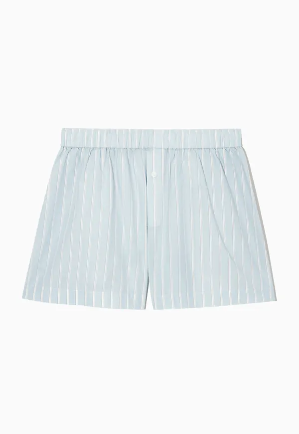 RELAXED-FIT POPLIN SHORTS