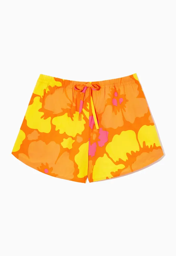 RELAXED-FIT PRINTED SHORTS