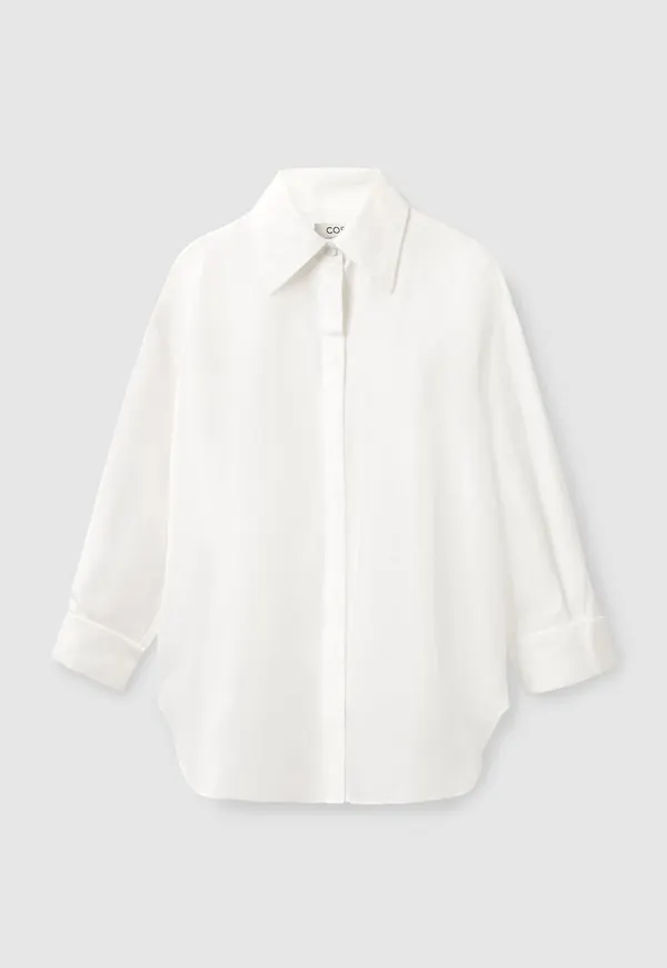 RELAXED-FIT SILK SHIRT