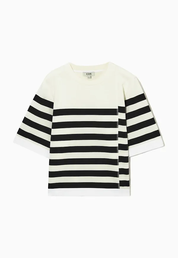 RELAXED-FIT STRIPED T-SHIRT