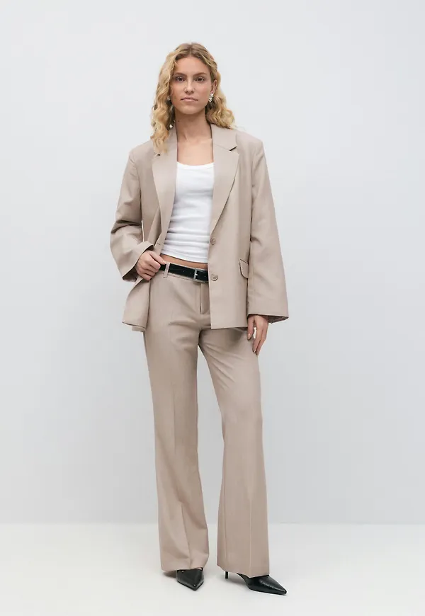 Relaxed bootcut trousers