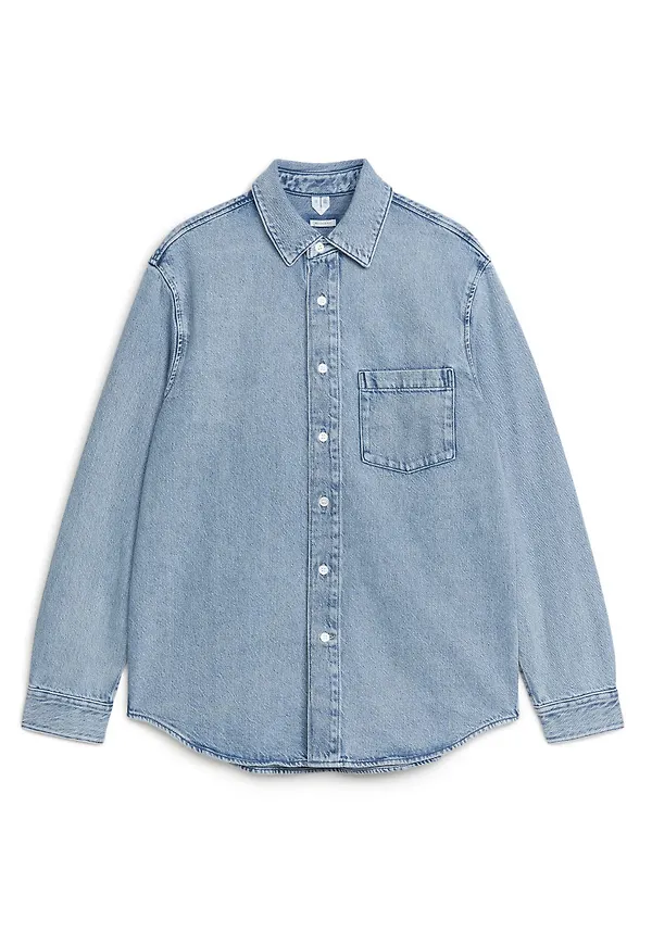 Relaxed Denim Shirt - Blue