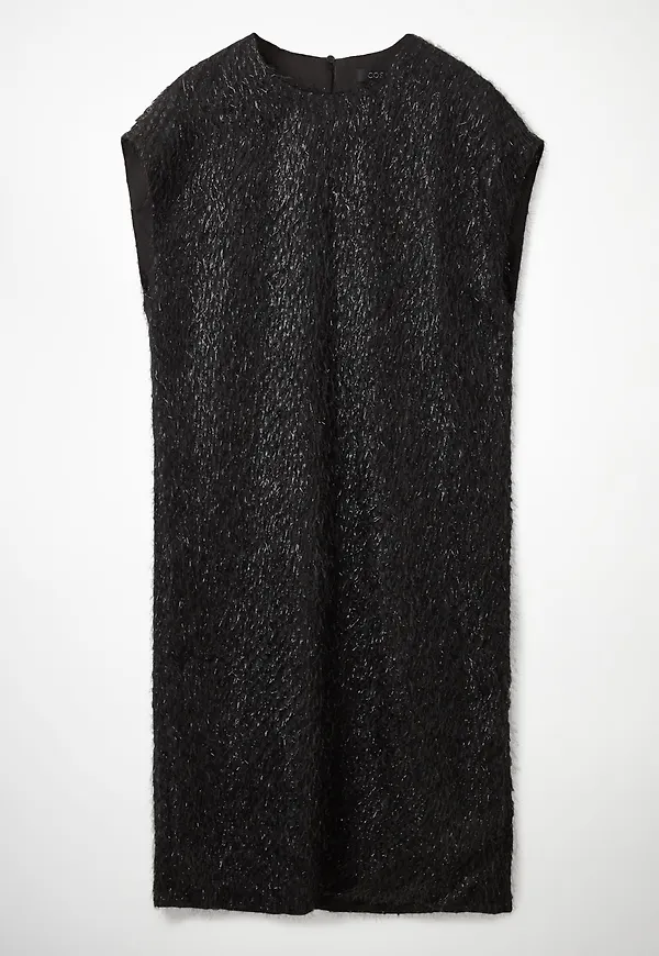 RELAXED FEATHERED DRESS