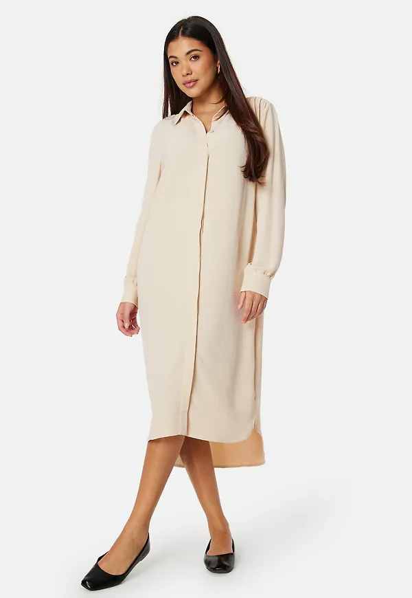 Relaxed L/S Shirt Dress