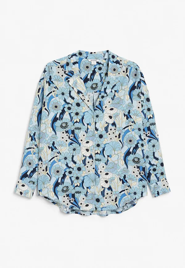 Relaxed lightweight shirt - Blue