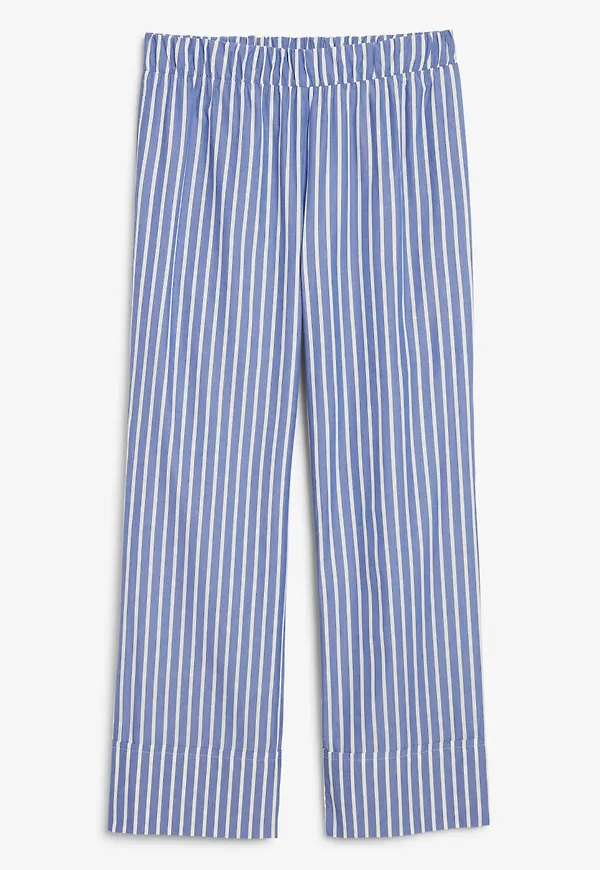 Relaxed lightweight trousers - Blue