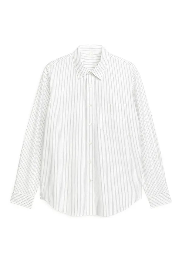 Relaxed Oxford Shirt - White