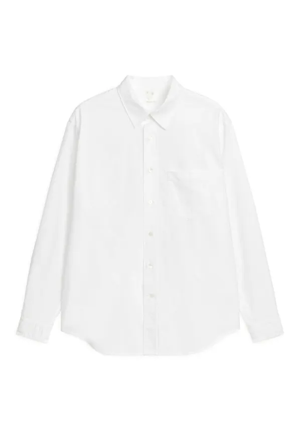 Relaxed Oxford Shirt - White