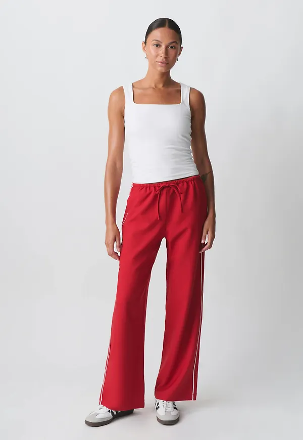 Relaxed stripe trousers