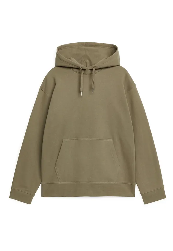 Relaxed Terry Hoodie - Green
