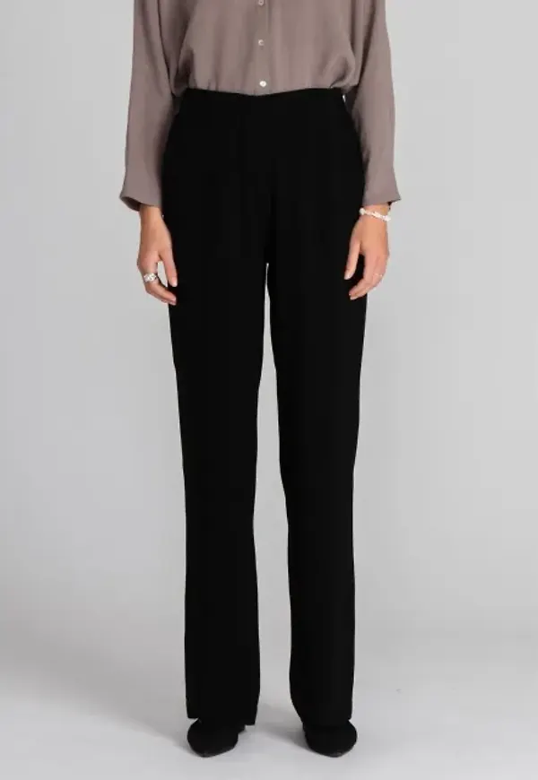 Relaxed Wide Pants - Linnebyxa