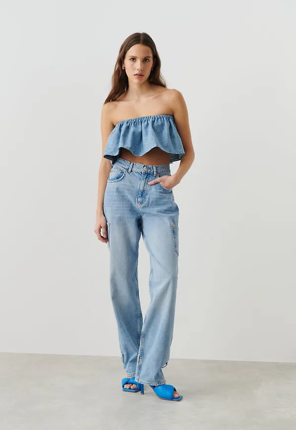 Remade cargo jeans